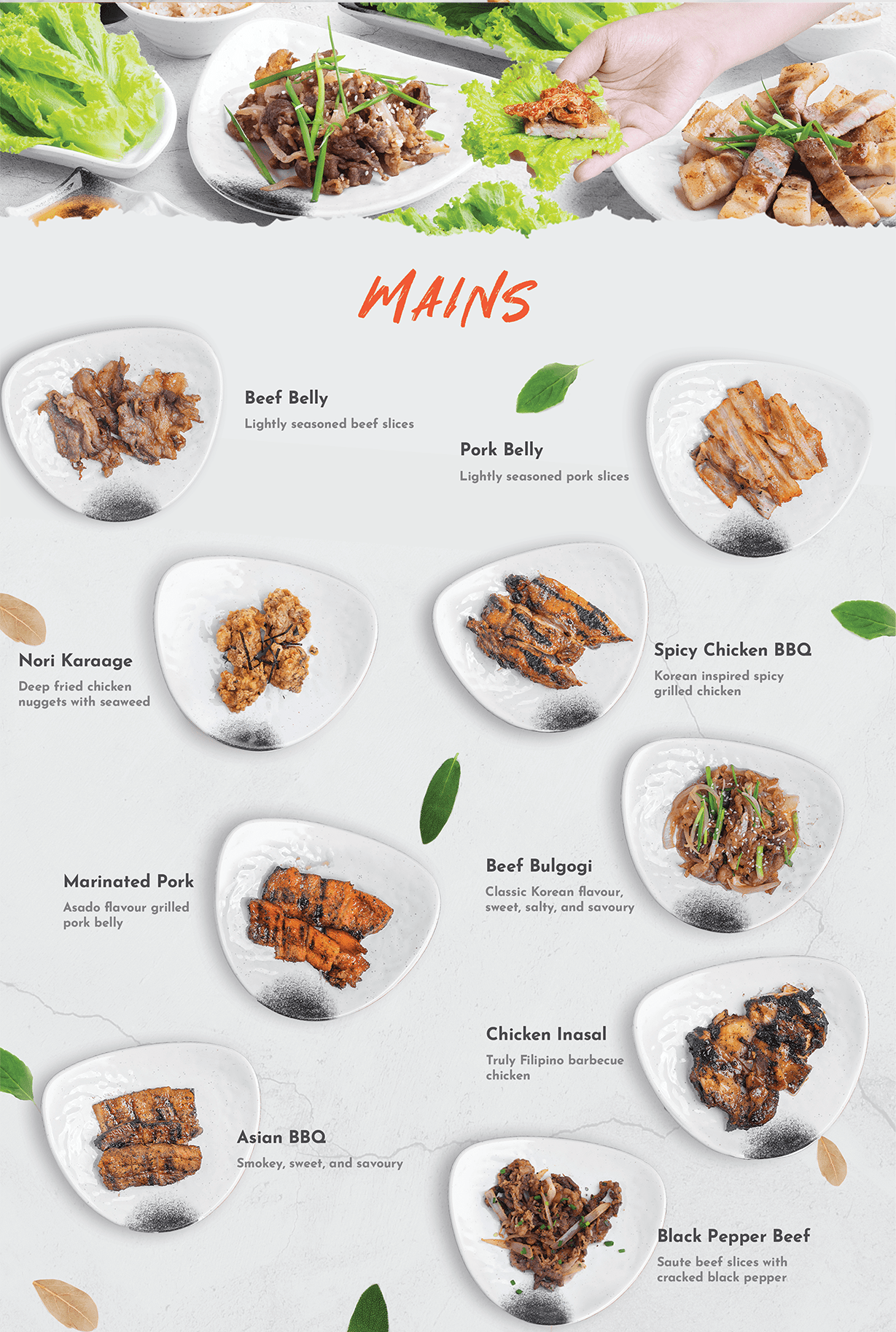 Buffet Menu - To Order Archives - Feast and Fire
